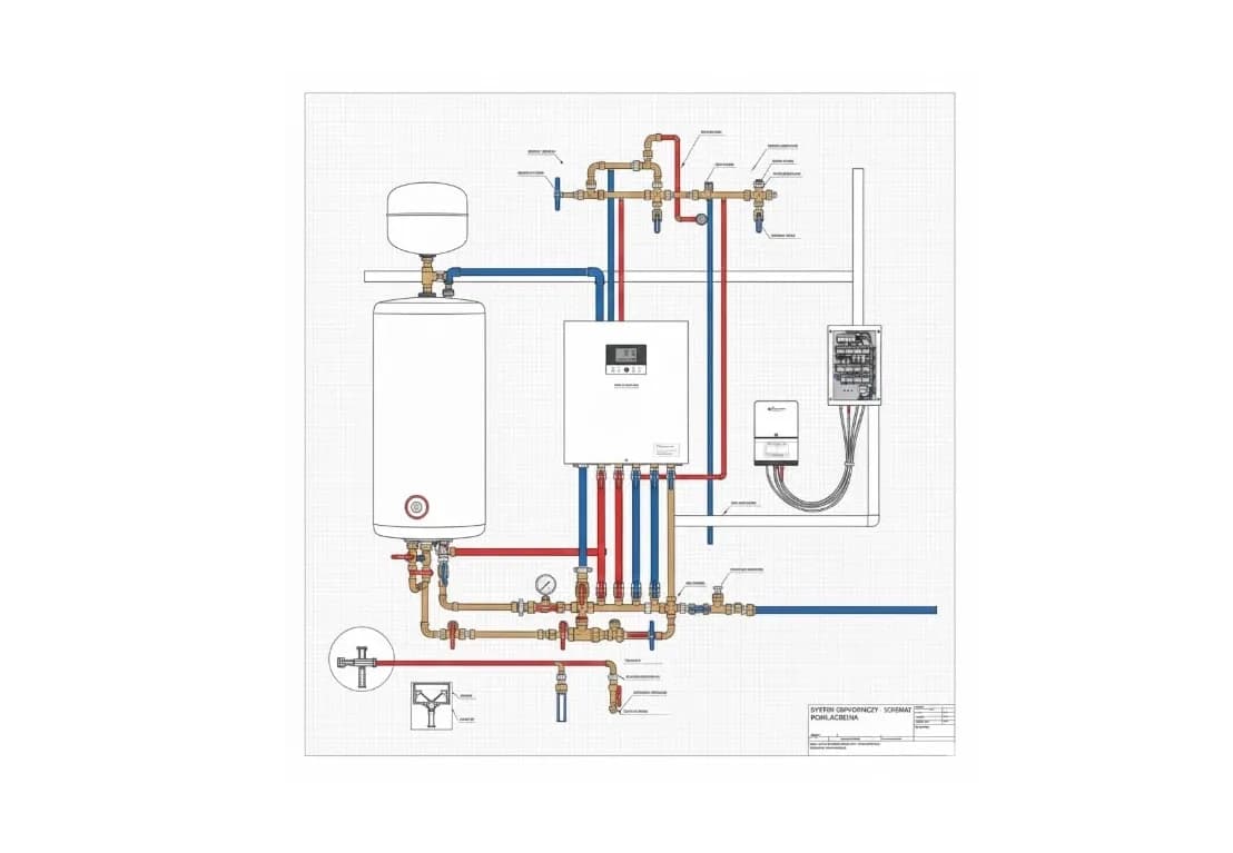 Jak podłączyć wymiennik ciepła?
