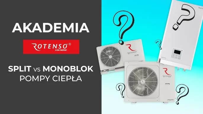 Pompa ciepła monoblok czy split - poznaj różnice i wybierz mądrze